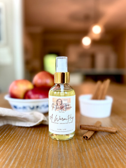 A Warm Hug Room Fragrance Spray/Cookbook - BUNDLE